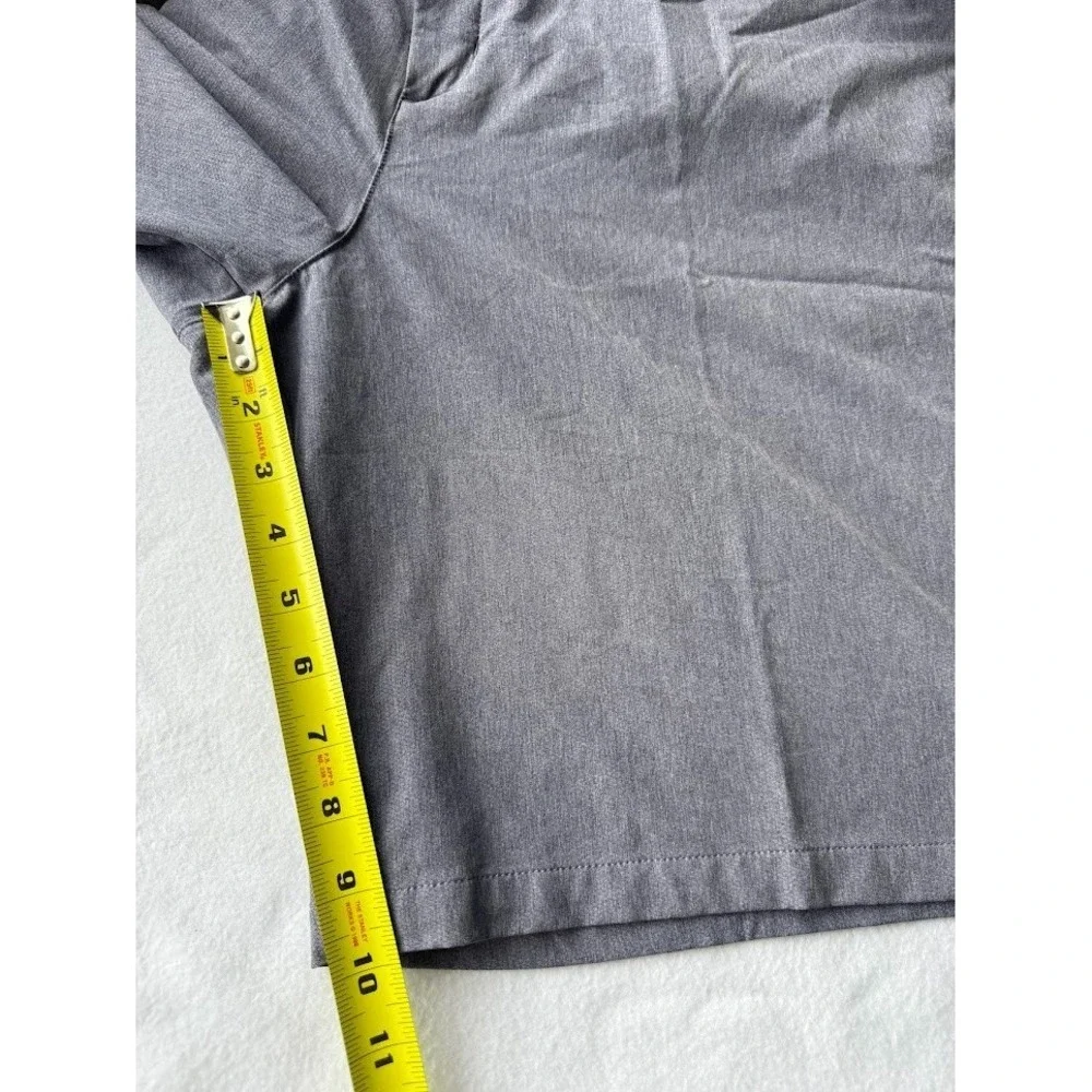 Nike  Golf Shorts Men 42 Gray Stretch Flat Front Performance Outdoor Lightweight